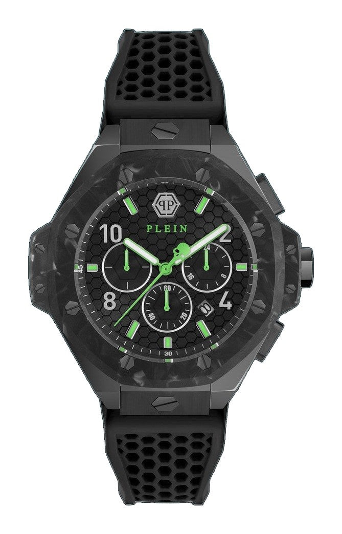 CHRONO ROYAL Black / Silicone | Black Dial