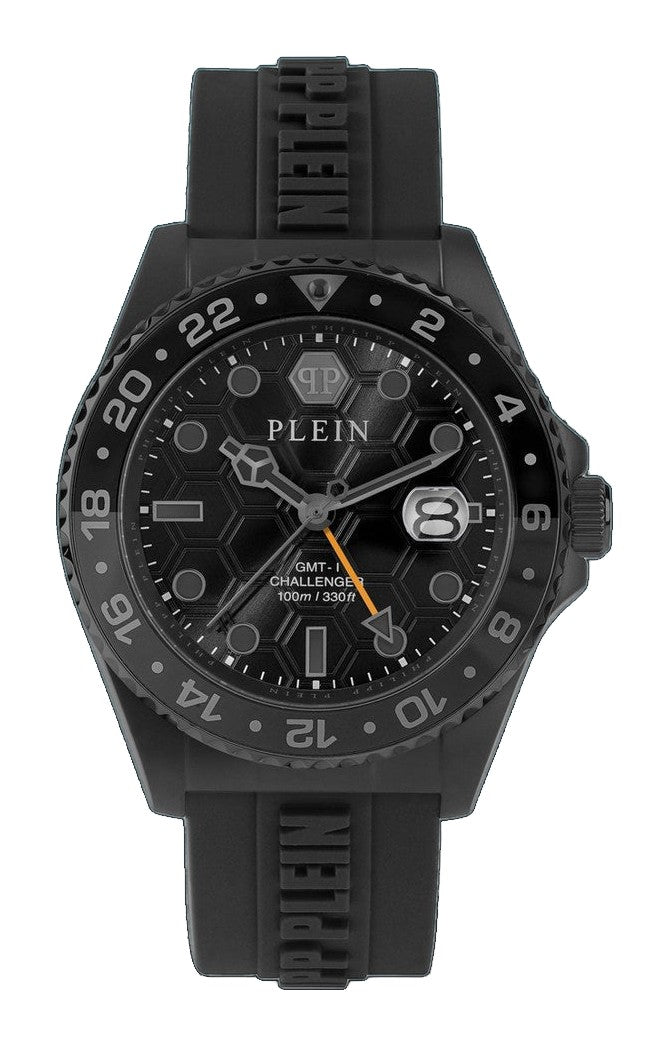Gmt-I  Challenger Black / Silicone | Black Dial