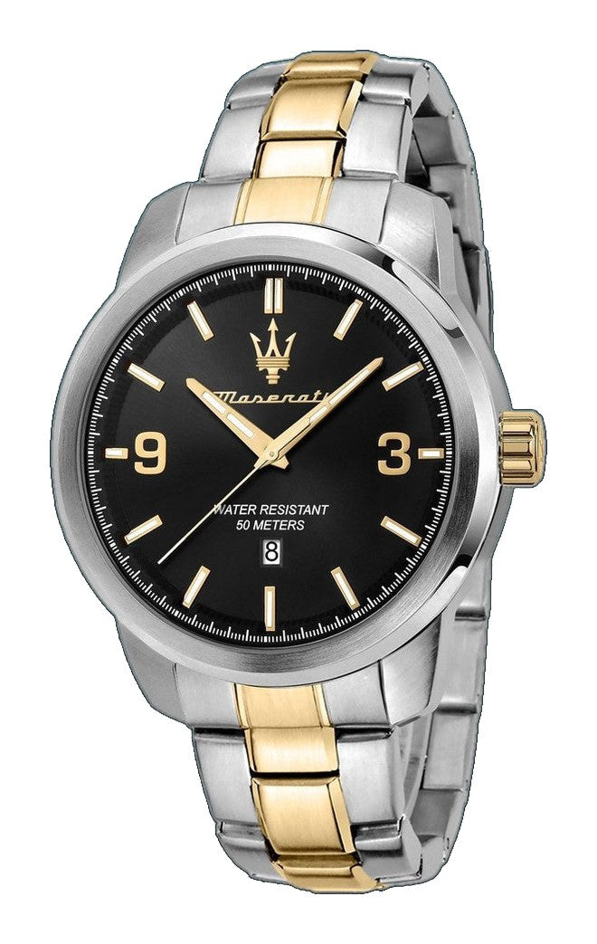 SUCCESSO Black / Stainless Steel Black Dial