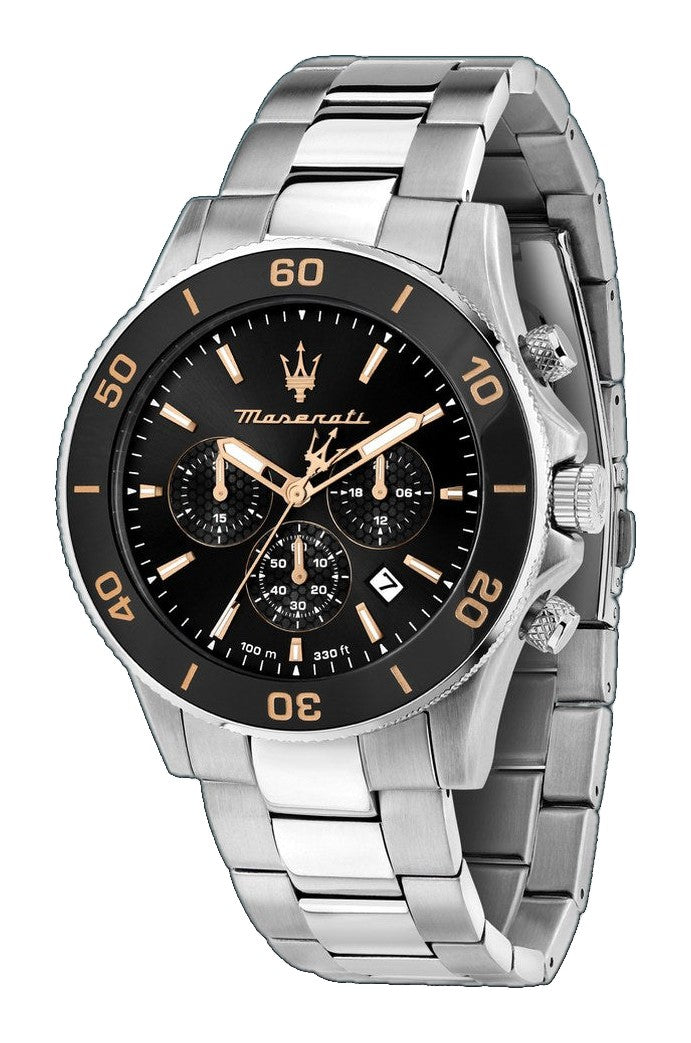 COMPETIZIONE Black / Stainless Steel | Black Dial