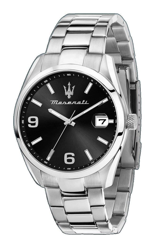 ATTRAZIONE Black / Stainless Steel | Black Dial