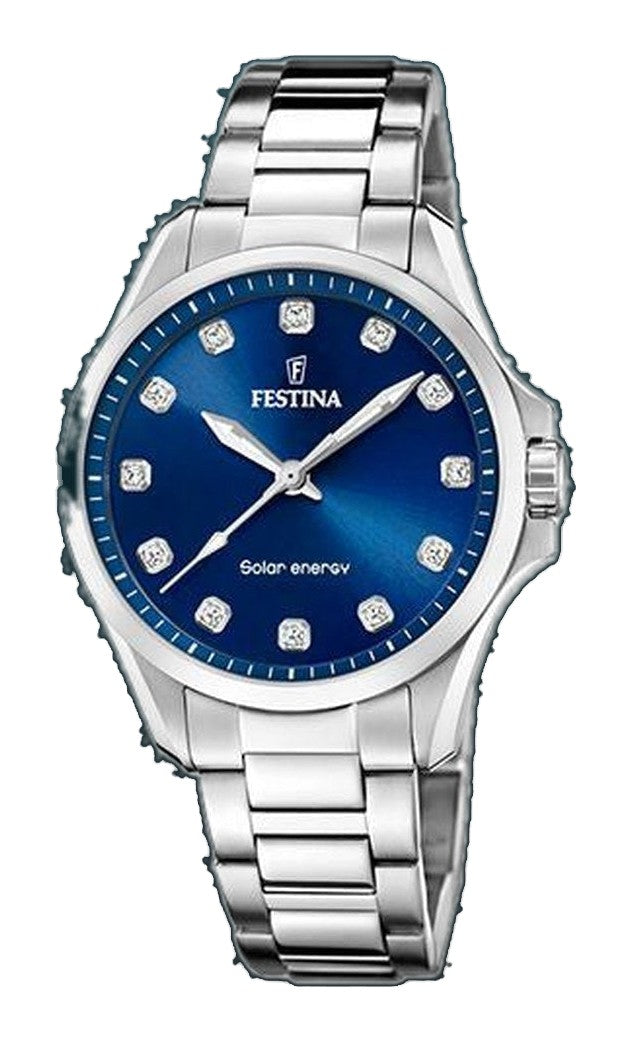 Solar Energy Blue / Stainless Steel Blue Dial