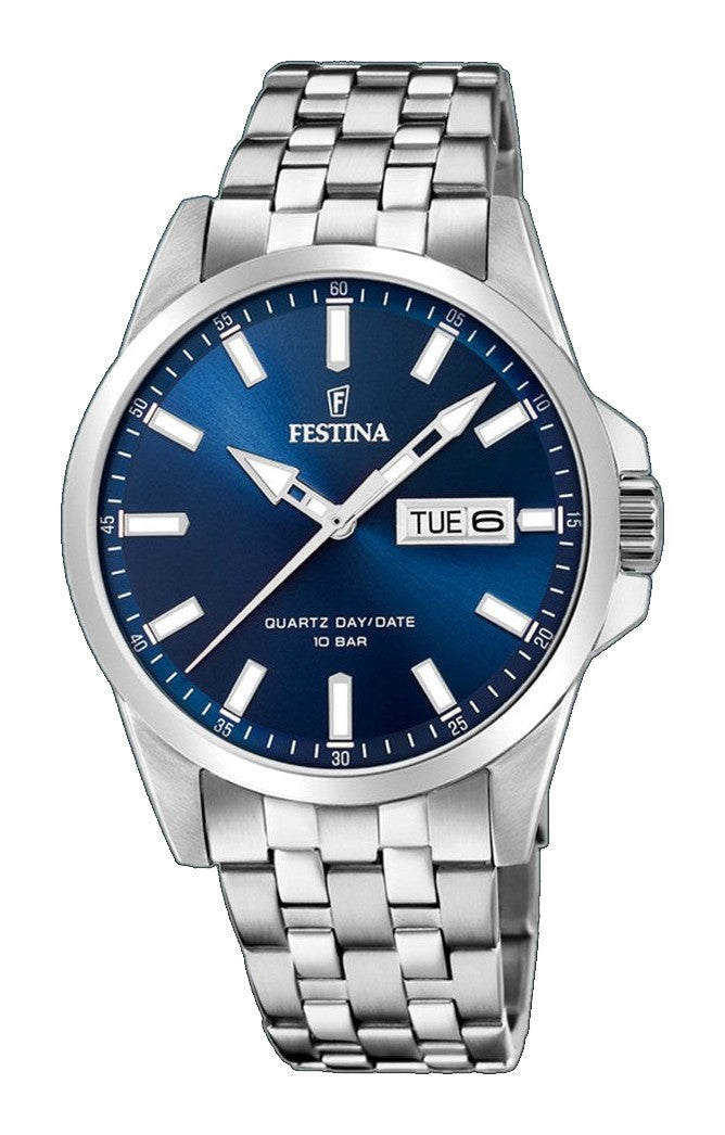 Classic Blue / Stainless Steel Blue Dial