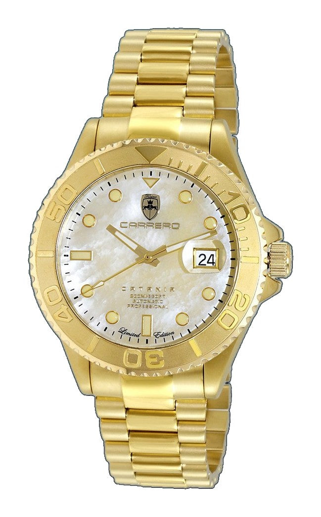 Catania MOP Goldtone-Gold | Gold Dial