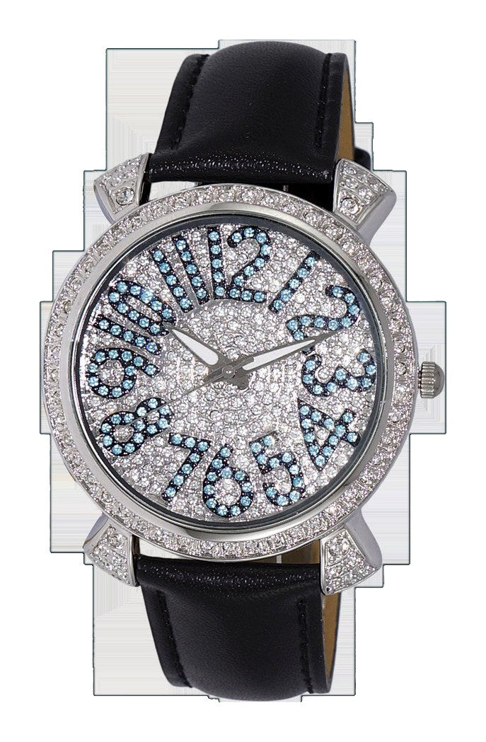 FLUSHY Silvertone/Blue | Blue Dial