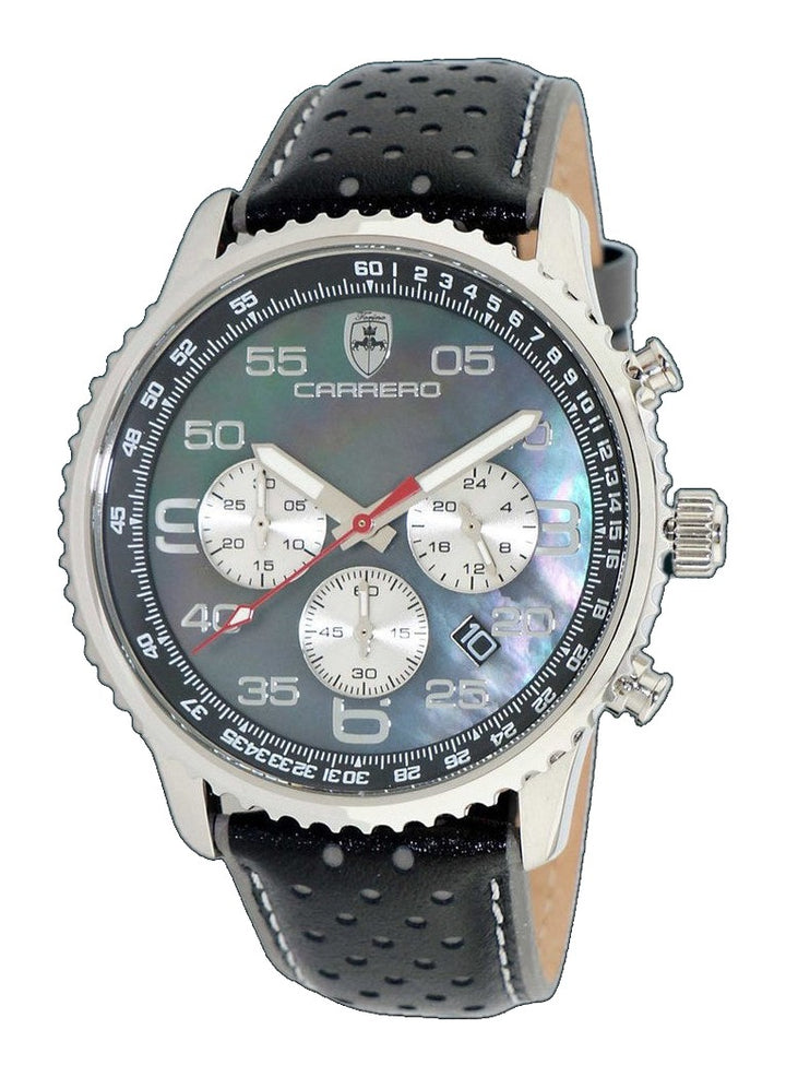 Aureum Silver tone/Black | Black Dial