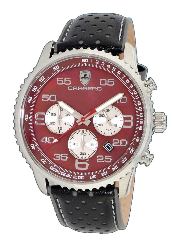 Aureum Silvertone/Maroon | Maroon Dial