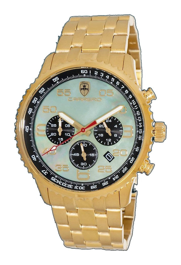 Aureum-MB Goldtone/Green | Green Dial