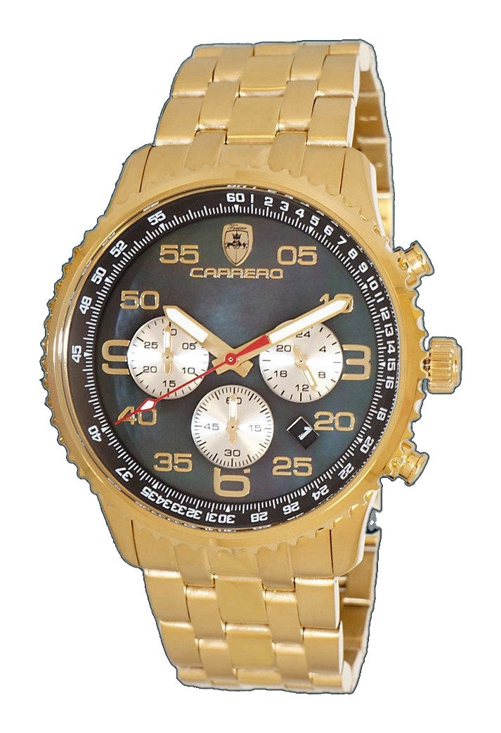 Aureum-MB Goldtone/Black | Black Dial