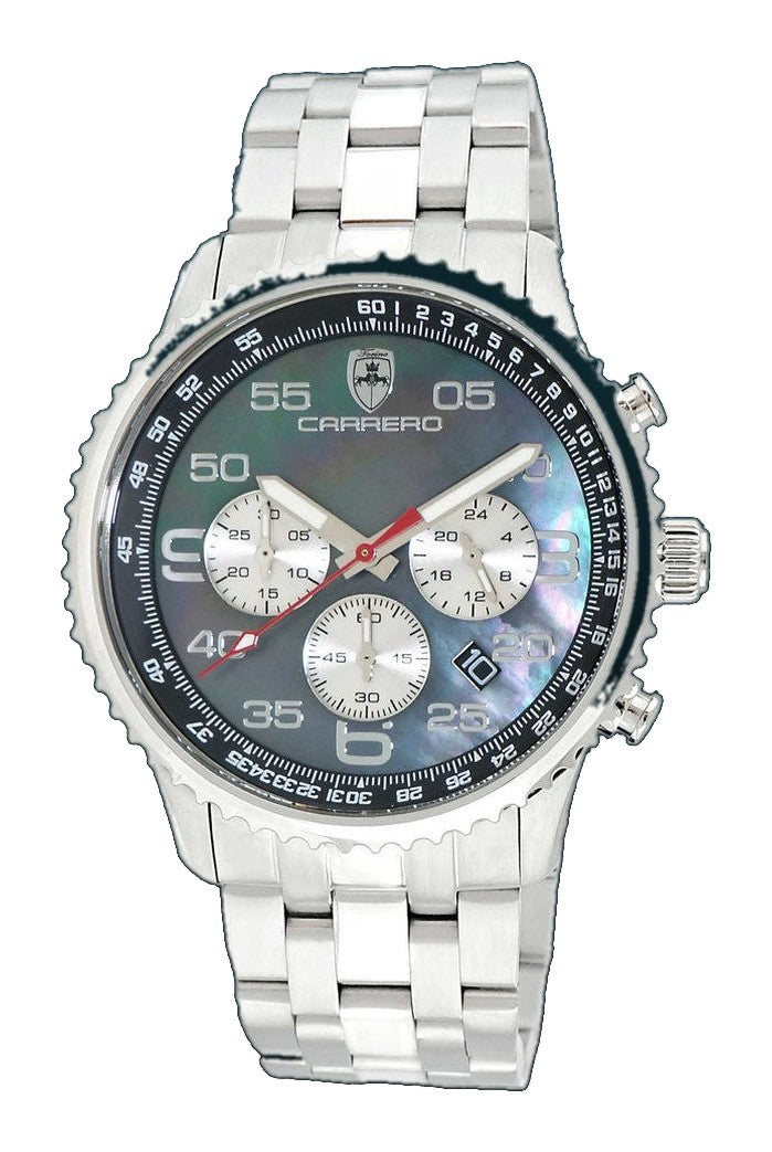 Aureum-MB Silver tone/Black | Black Dial