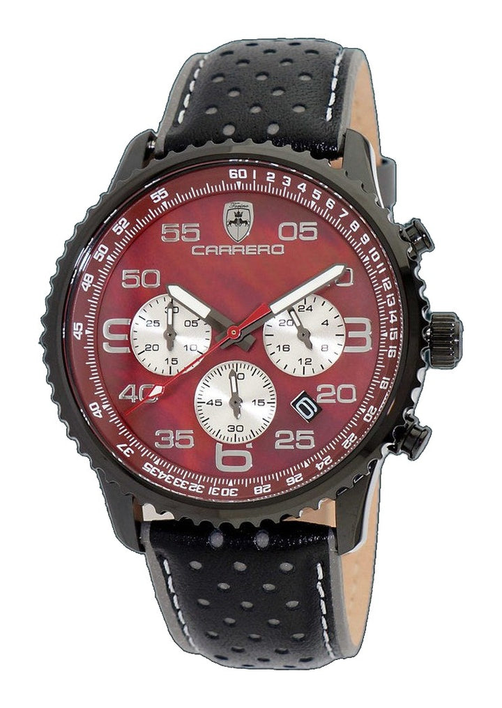 Aureum IP BLACK/MAROON | Maroon Dial