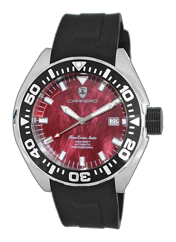 FreeZone-Auto Maroon | Maroon Dial