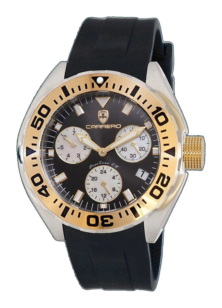 FreeZone-CH Black/Gold tone Black Dial