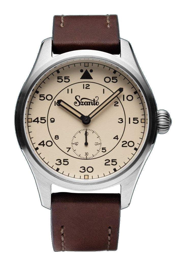 Heritage Aviator 2750 Series SS/Ivory/Brown | Creme Dial
