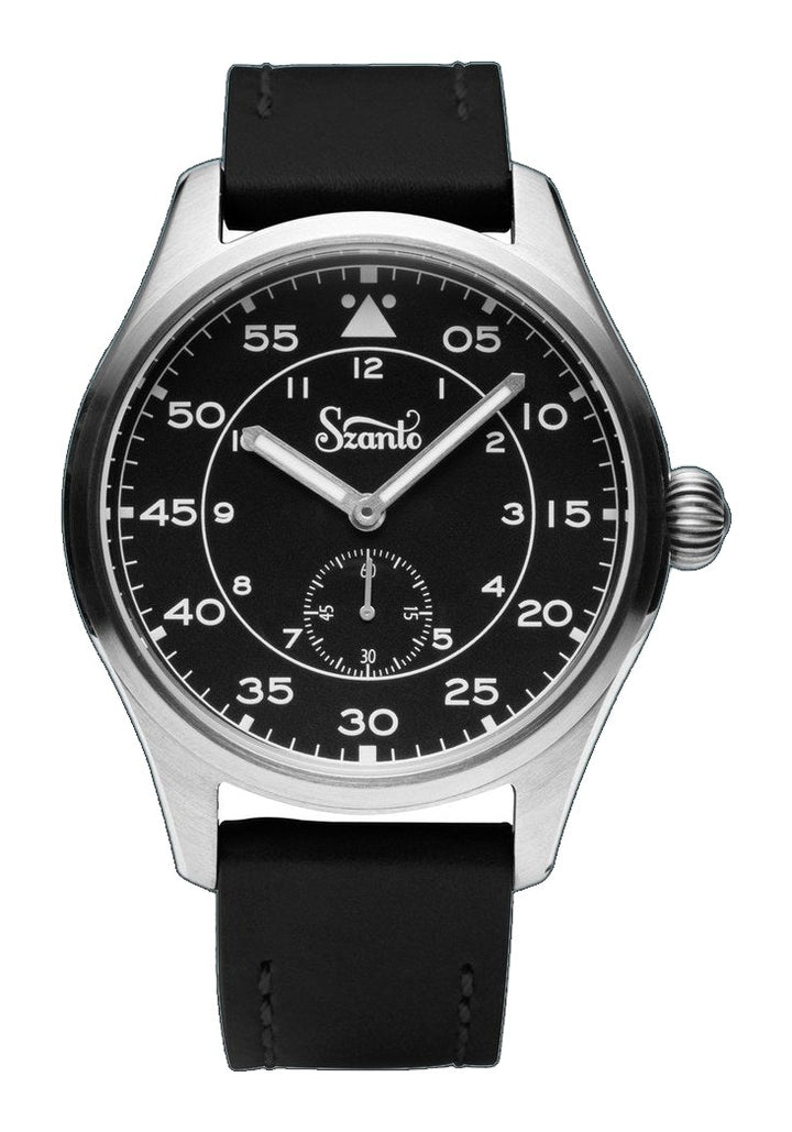Heritage Aviator 2750 Series SS/Black/Blk | Black Dial