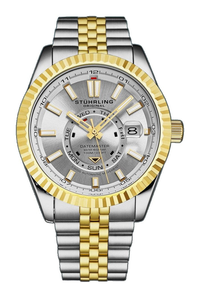 Datemaster Automatic 42mm Classic Gold/Silver | Silver Dial