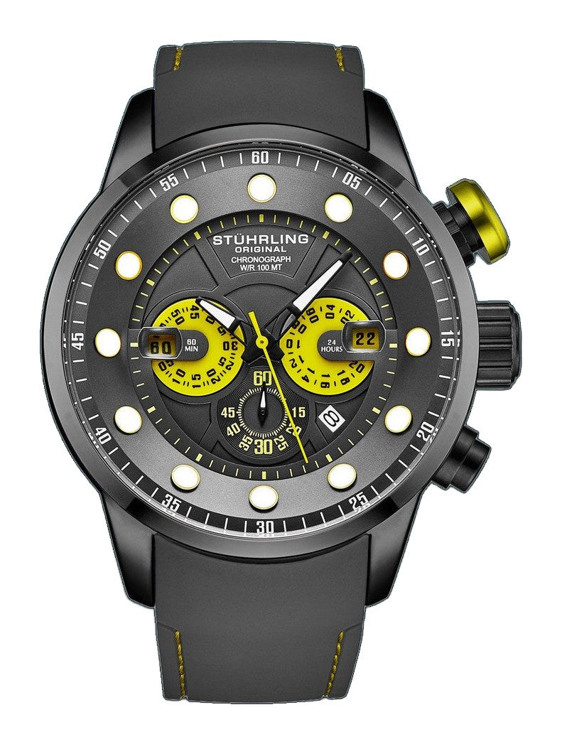 Aquatic Force Chronograph 50mm Grey | Gunmetal Dial
