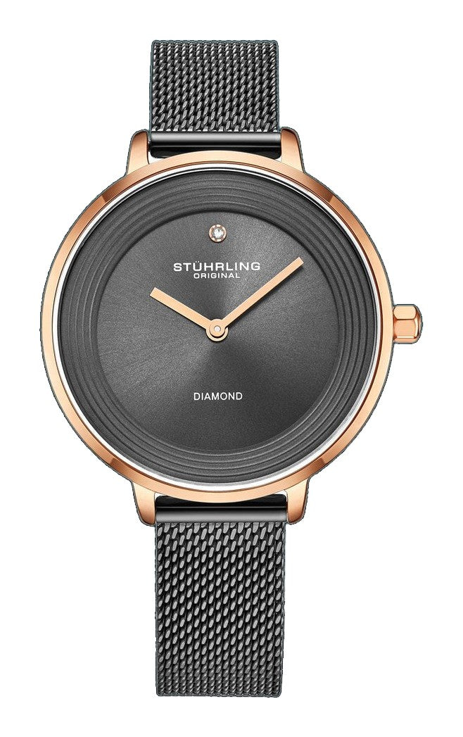 Symphony Quartz Classic Grey/Rose | Grey Dial