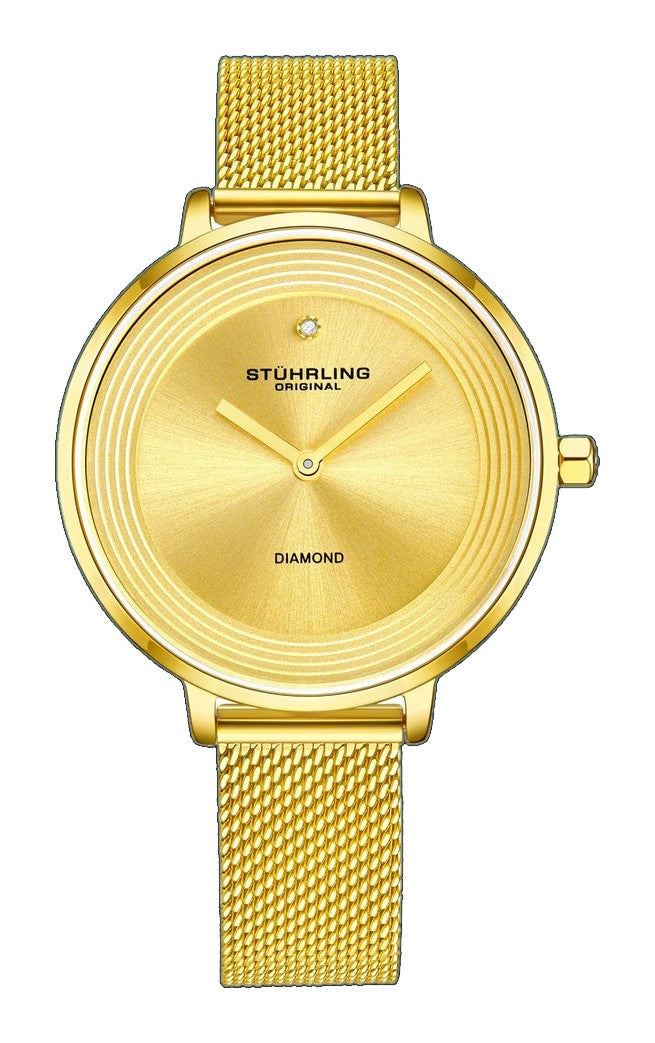 Symphony Quartz Classic Gold/Stainless | Gold Dial