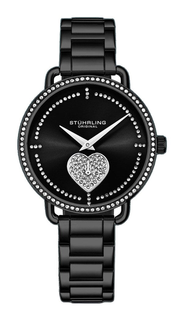 Valentina Quartz Fashion Black/Stainless | Black Dial