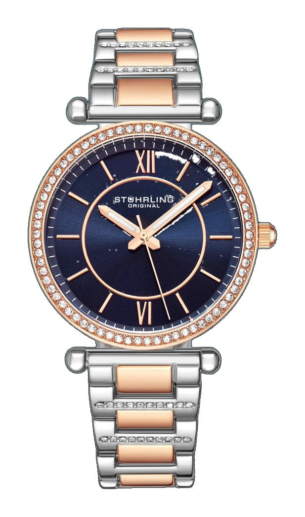 Aria Quartz Classic Rose/Blue | Blue Dial