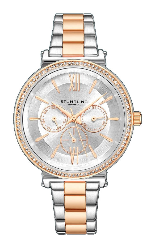 Aria Quartz Classic Rose/Stainless Silver Dial