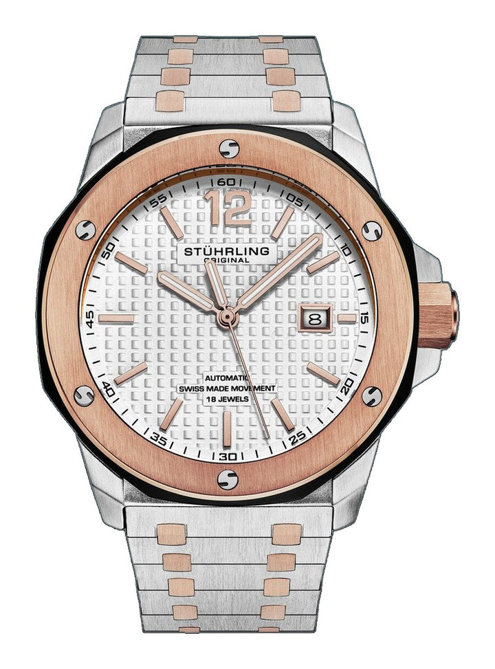 Fortitude Automatic 44mm Rose/Silver | White Dial