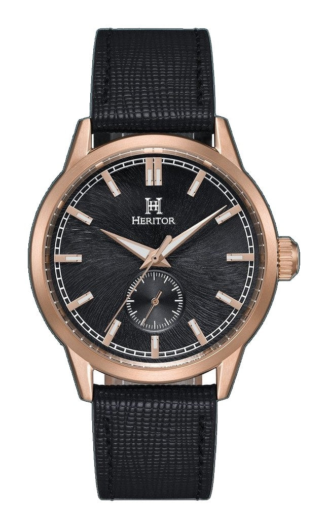 Argento Black / Rose Gold | Black Dial