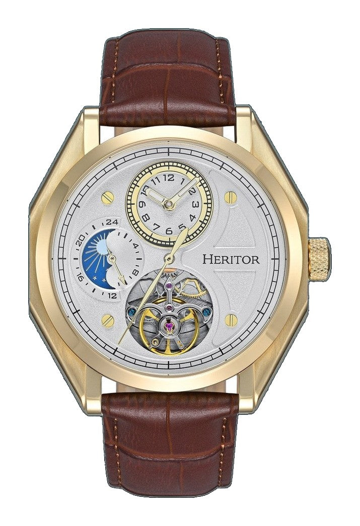 Antoni Gold / Brown | Silver Dial