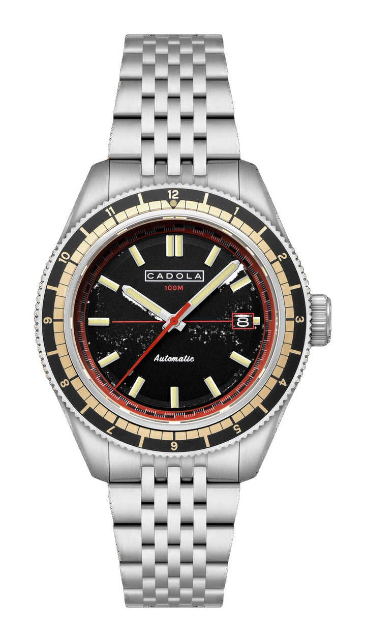 Ahrens Automatic Black / Stainless Steel | Black Dial