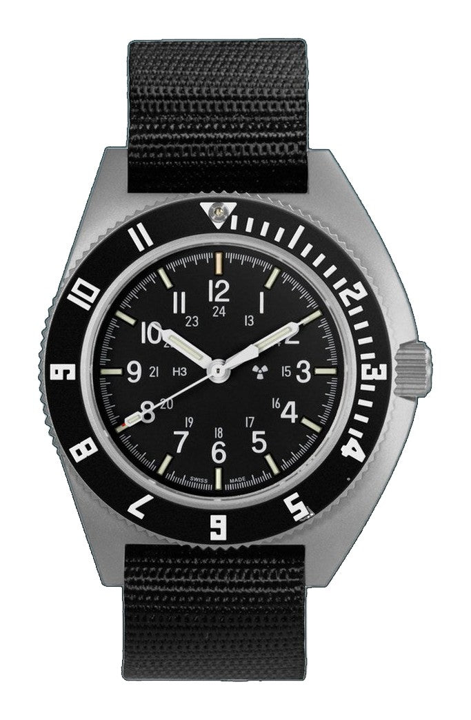 SSNAV Automatic Sterile SSNAV Auto Sterile-Nylon Extra Long | Black Dial