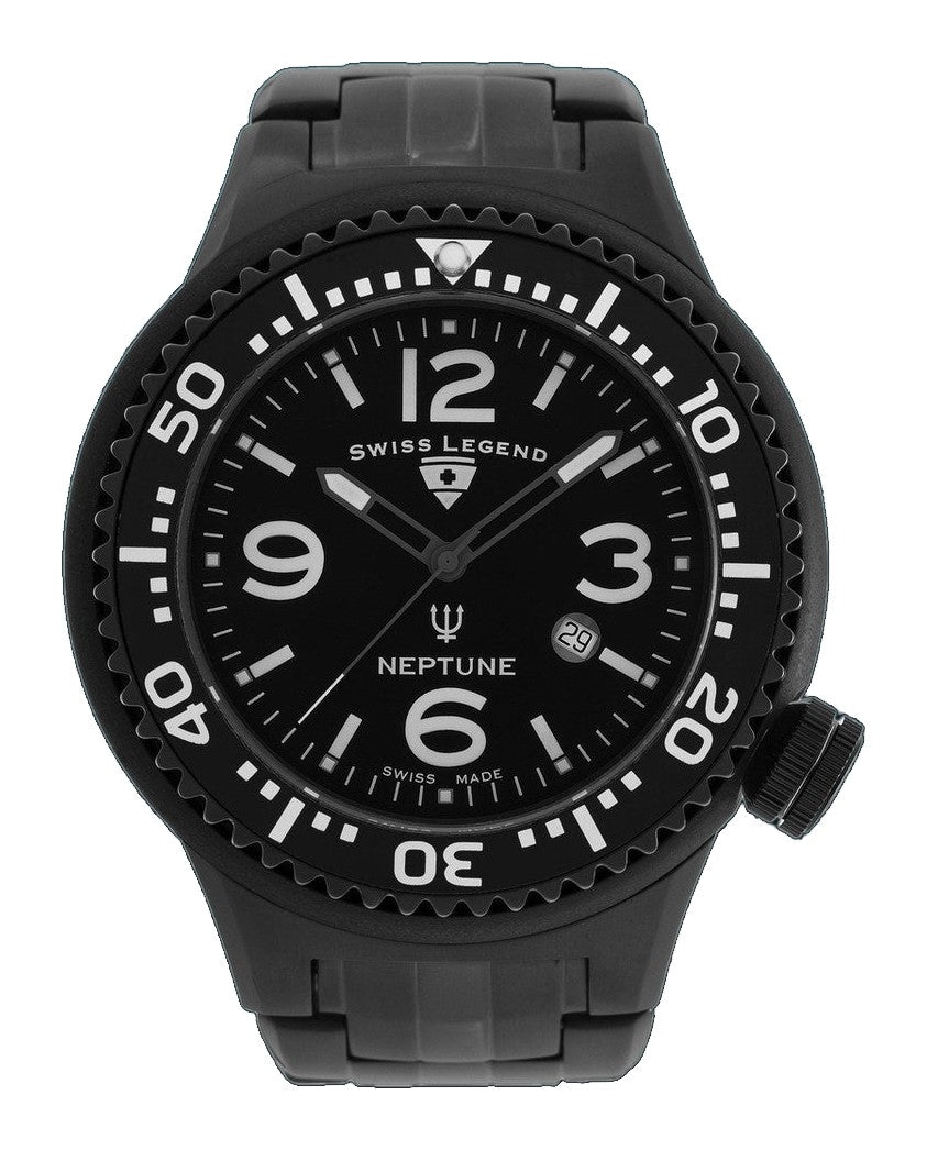 NEPTUNE FORCE Black with Black Accent | Black Dial