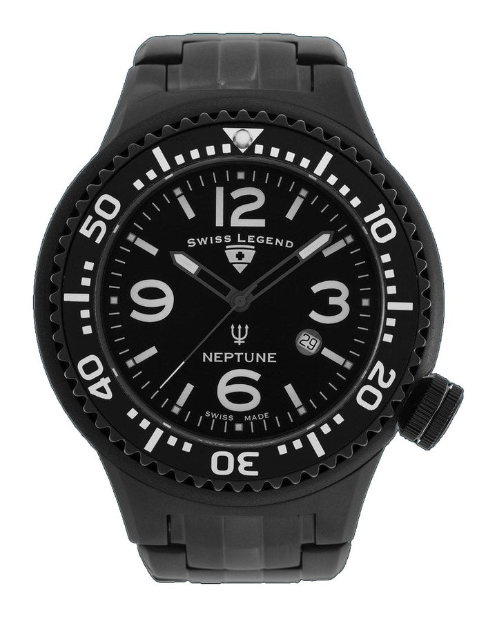 NEPTUNE FORCE Black with Black Accent | Black Dial