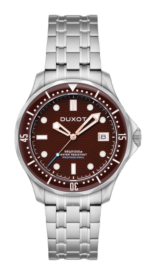 Henri Diver Automatic Brown / Stainless Steel | Brown Dial