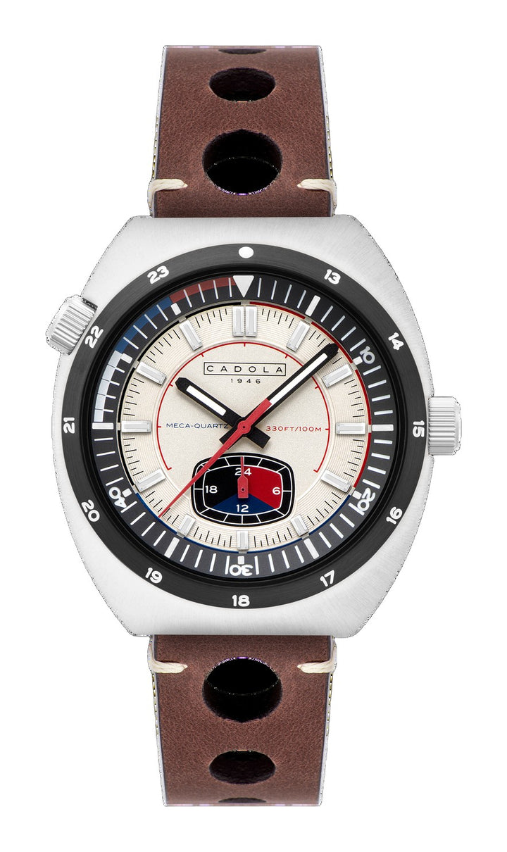 Giulia Meca Quartz GREY / Leather | Grey Dial