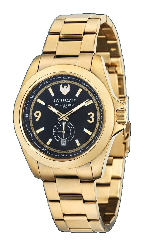 Dufaux Gold / Stainless Steel | Gold Dial