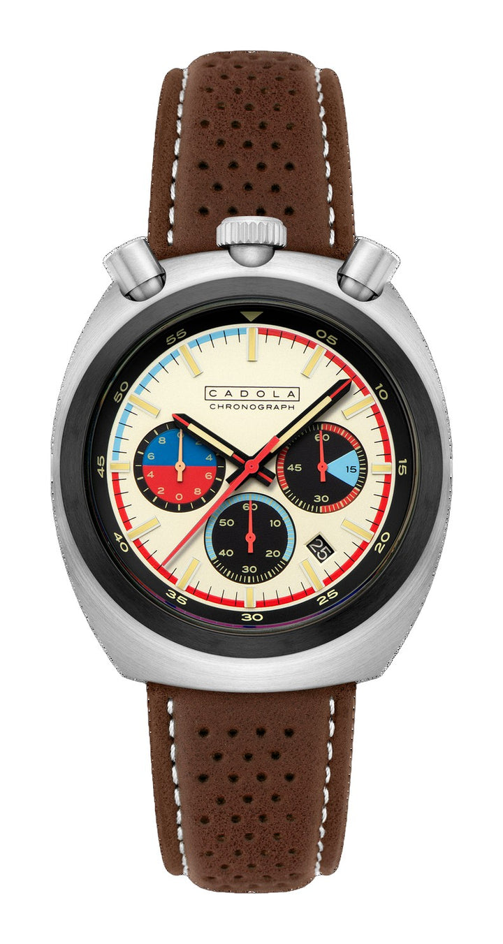 Testa Di Toro Chronograph Cream / Leather | Cream Dial