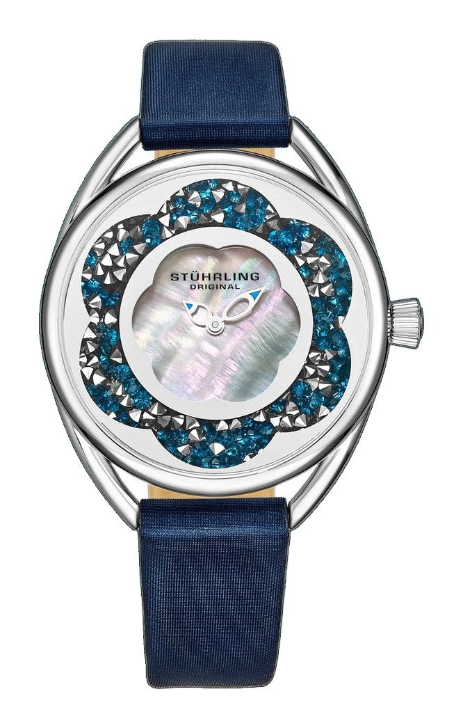 Symphony-995.03 Blue Leather | Silver Dial