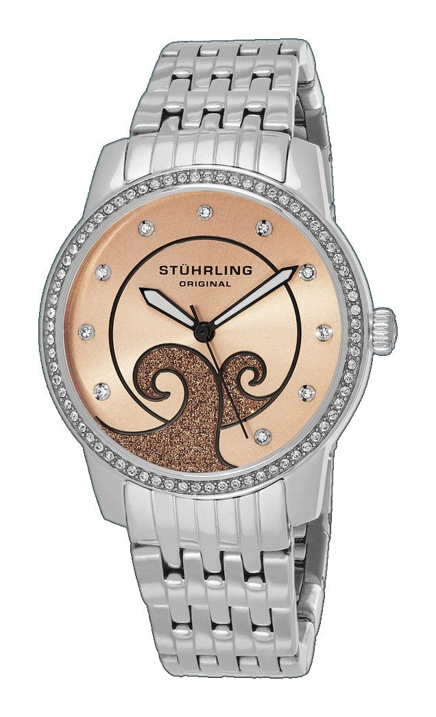 Symphony-569.03 Silver Stainless Steel | Salmon Dial