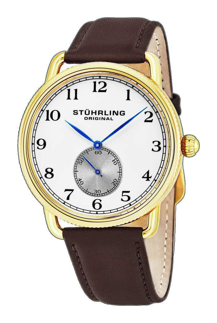 Symphony Brown/Leather/Silver Dial/Gold Case 207.03 | Silver Dial