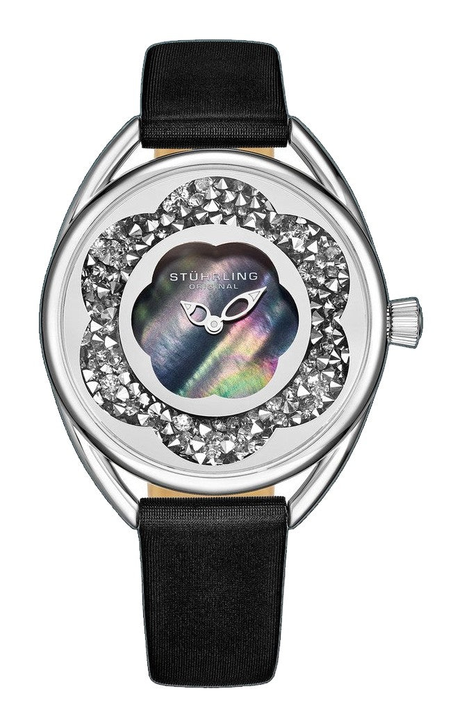 Symphony-995.02 Black Leather | Blue Dial