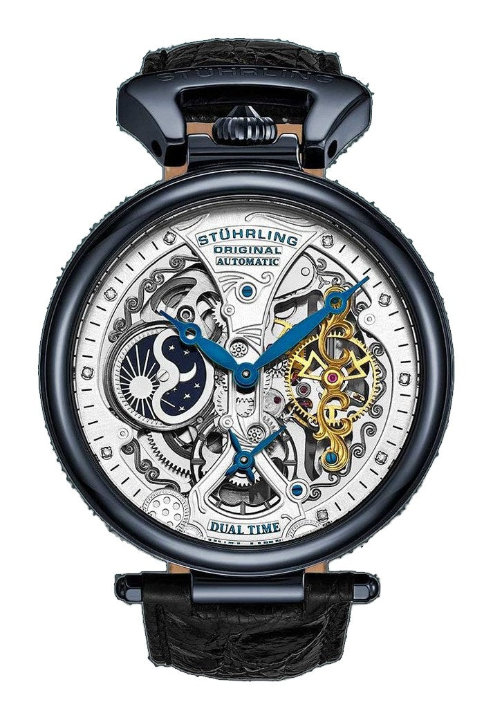 Legacy Silver Dial / Black Crocodile | Silver Dial