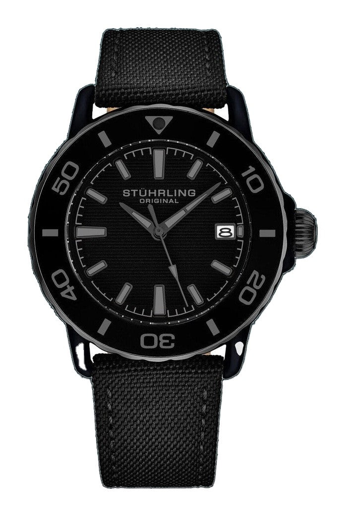 Explorer 4041 Quartz 40mm Diver Black | Black Dial