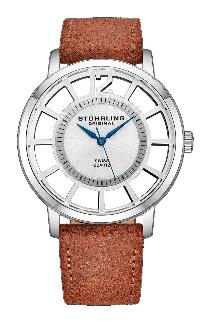 Symphony Light Brown/Leather/Silver Dial/Silver Case 388S2.03 | Silver Dial