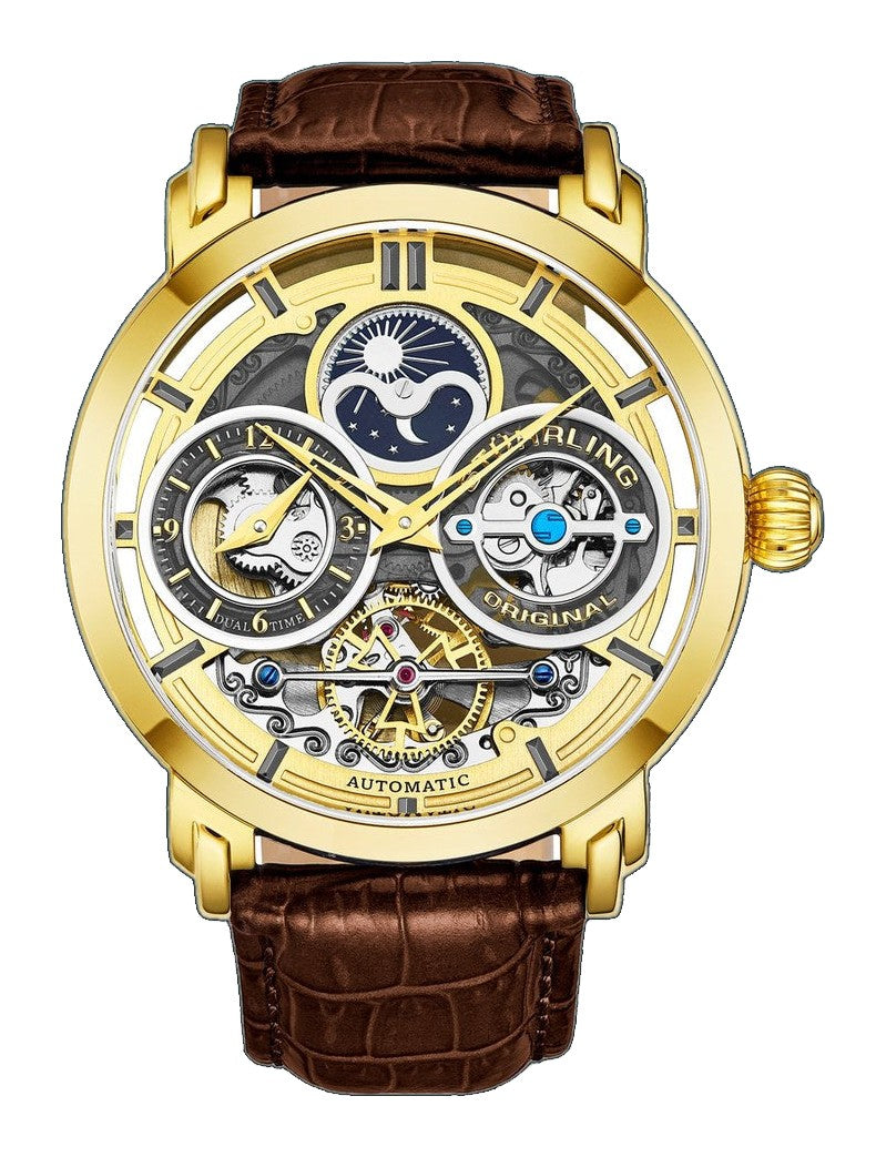 Legacy Brown/Gold Leather | Gold Dial