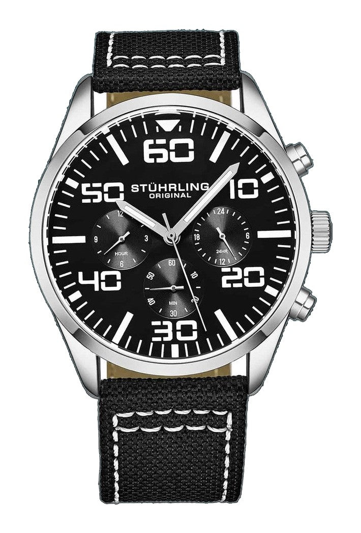 Aviator Black Dial/ Black Nylon | Black Dial