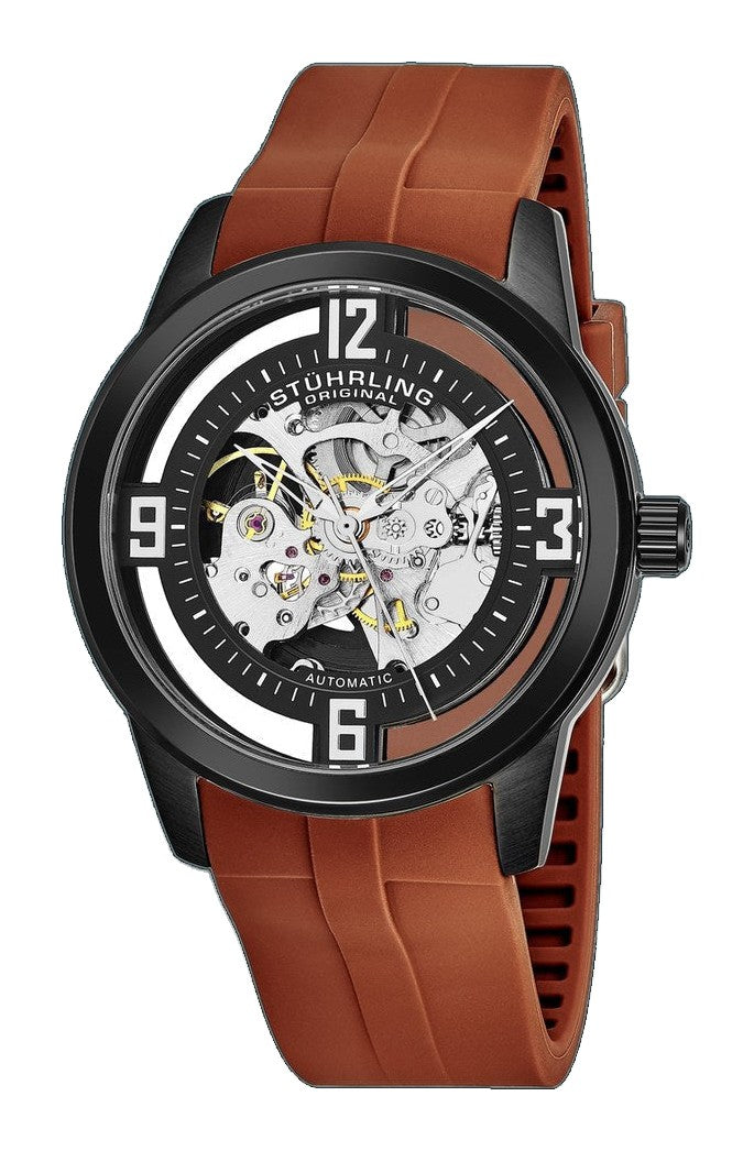Legacy Brown/Black Rubber | Black Dial