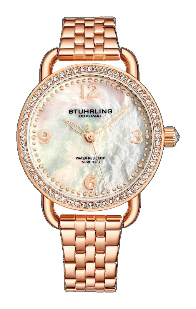 Symphony-3955.5 Rose Gold Stainless Steel | Silver Dial