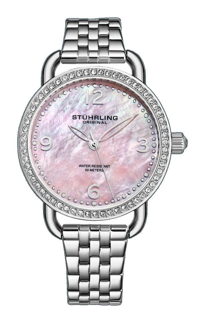 Symphony-3955.2 Silver Stainless Steel | Salmon Dial