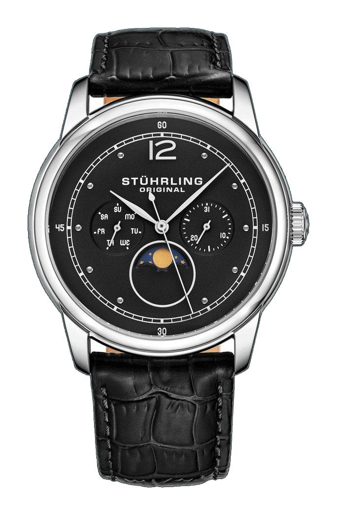 Symphony Black/Leather/Black Dial/Silver Case 898.02 | Black Dial